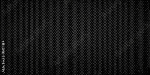 Foto Dark textured background featuring a repeating honeycomb pattern