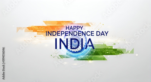 Happy independence day india vibrant watercolor celebration of freedom and national pride