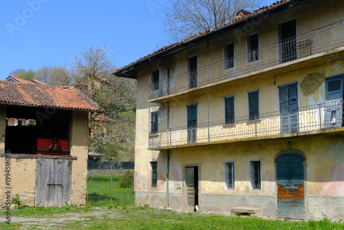 Old buildings at Colle Brianza, Lecco province, Italy