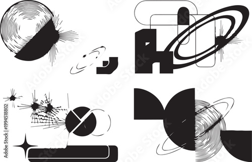 Cosmonautics Day vector illustration with rocket launch, astronaut, planet, and celebratory text