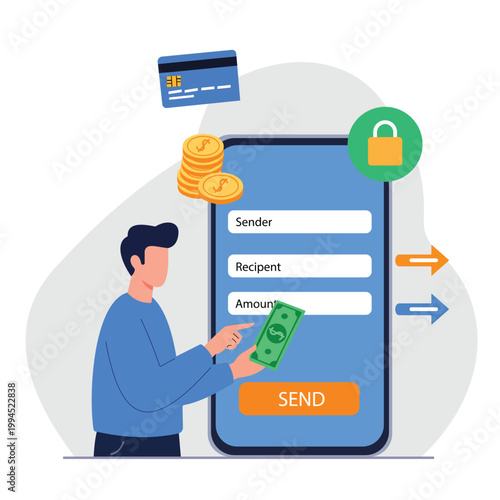 Online Money Transfer Using Mobile Payment Application