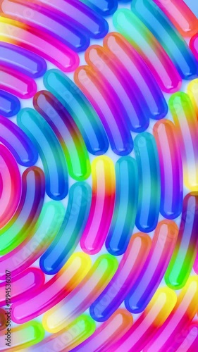 Sfondo animato colorato, loop infinito
