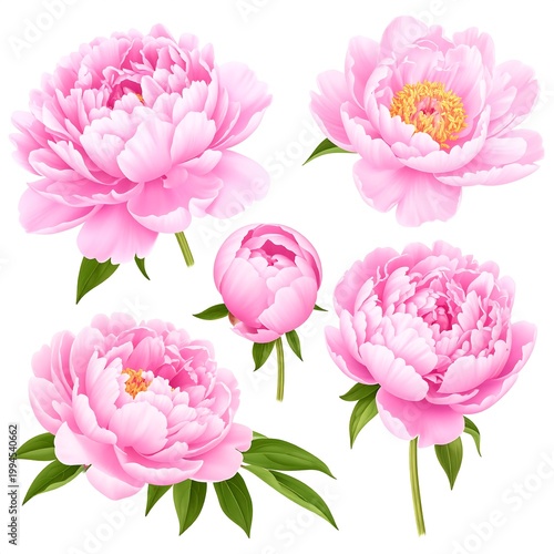 Beautiful Pink Peonies Flower Arrangement.