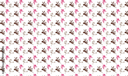 Pink Christmas stars seamless confetti pattern wallpaper with colorful celebration illustration background, pink festive design