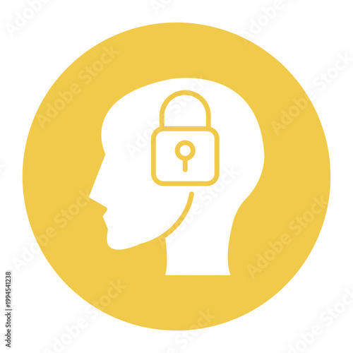 Canvas Print Confidentiality Icon