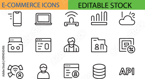 high quality E COMMERCE  EPS .eps image for stock marketplace