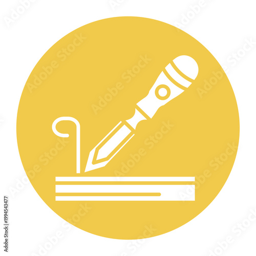 Wood Carving Chisel Icon