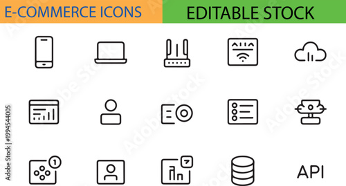 high quality E COMMERCE  EPS .eps image for stock marketplace
