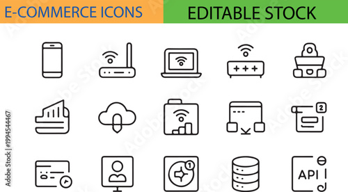 modern E COMMERCE  EPS .eps image for stock marketplace