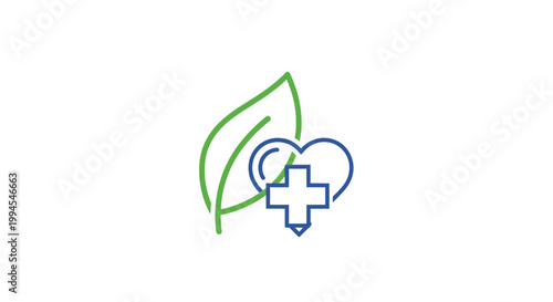 Healthy living concept: natural remedies, herbal medicine, and wellness design