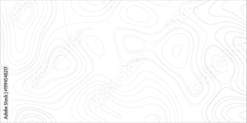 White wave paper curved reliefs abstract background, Abstract topographic contours map background, Topography map background Topographic map patterns, topography line map. Vintage outdoors style