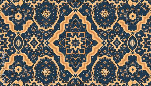 A calming, symmetrical pattern ideal for backgrounds and design elements. Its sophisticated aesthetic works well for branding, website design, or arti
