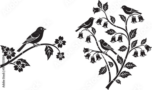 Flat vector illustration, tropical cocktail glass silhouette, citrus fruit slice, straw umbrella drink icon, summer vacation party beverage design