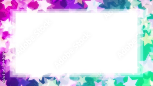 Glitter material frame loop background