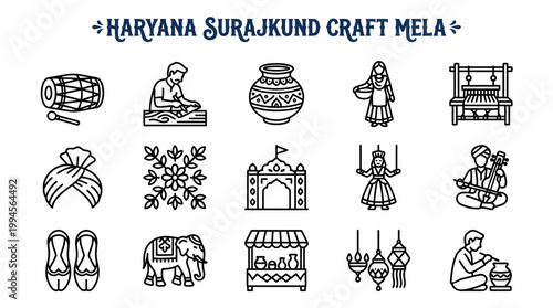 Haryana Surajkund Craft Mela Icons: Culture, Art, Tradition