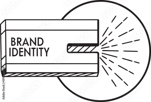 Black and white of identity being shaped by a blowtorch