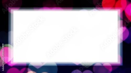 Glitter material frame loop background