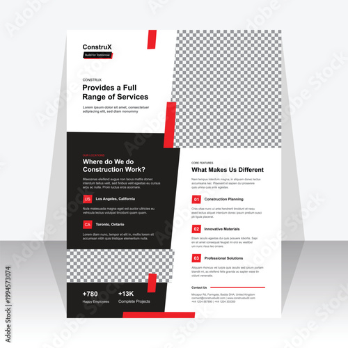 Professional Civil Engineering Service Poster