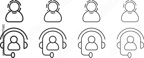 customer retention icon set in thin line style, featuring minimalist vector symbols for loyalty programs and client engagement. Comprehensive customer retention and loyalty icon set for 2026
