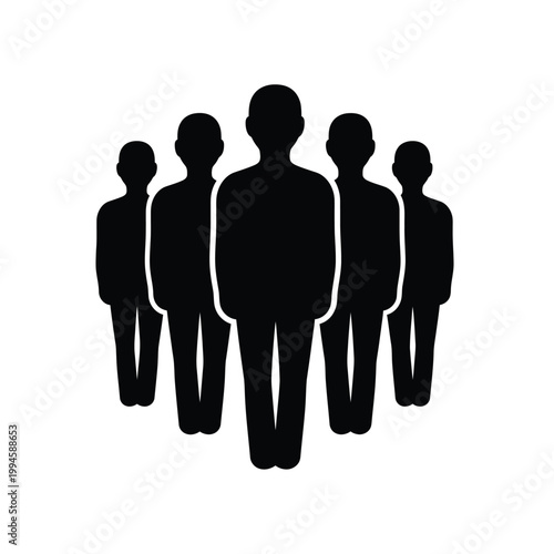 Group of people standing together.