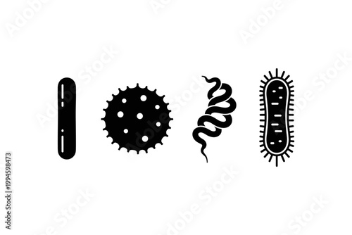 Microorganism Icons Collection