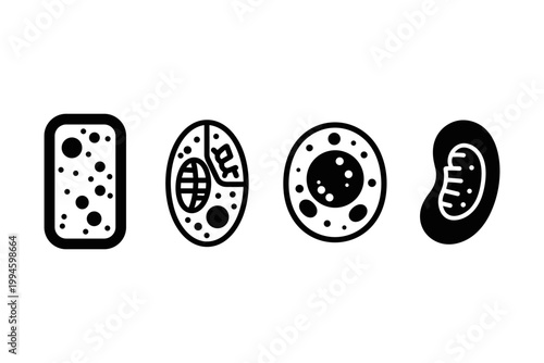 Cell Organelles Icons