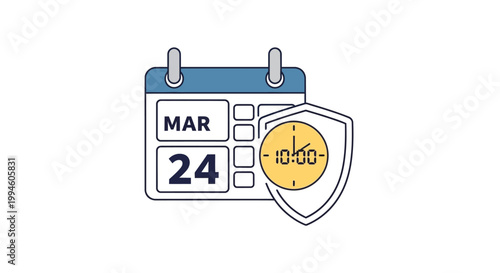 March 24 Calendar Shield Time.