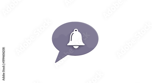 Notification Bell Icon Symbol.