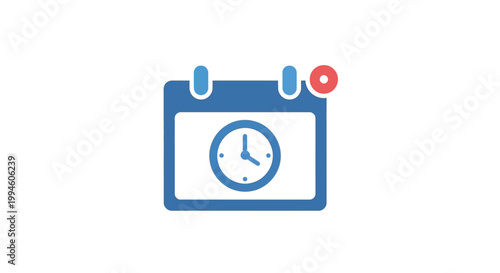 Notification Calendar Icon Clock.