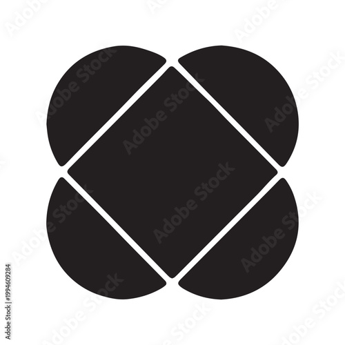 A 3d vector illustration set of black and white abstract sports icons featuring a basketball, soccer ball, and tennis sphere design for competition games