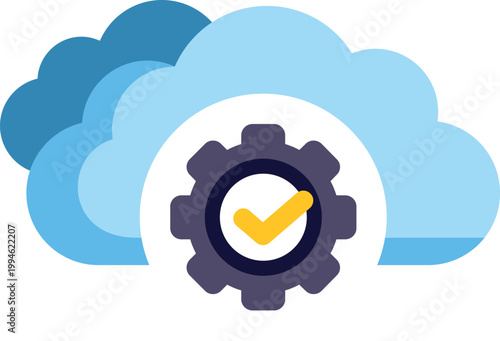 Cloud computing service representing system settings and successful operation