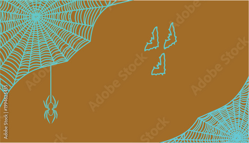 Spiderwebs merge the past,present, and magic of Halloween. 