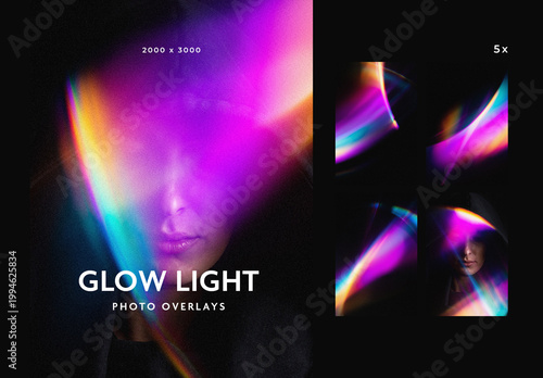 Glow Light Photo Overlays