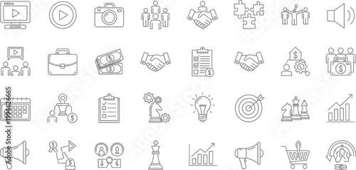 Collection of common shipping and handling warning symbols in black squares
