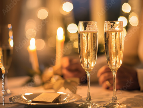 Romantic Candlelit Dinner with Champagne