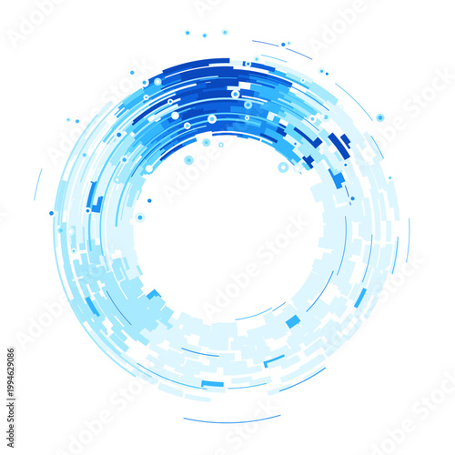 Digital Concentric Segment Circle