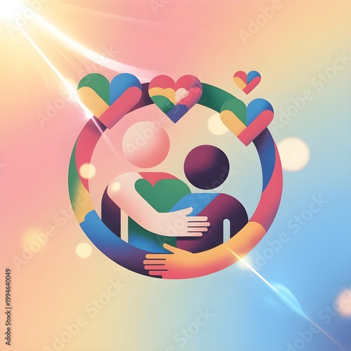 International Families Celebration Design – Colorful Unity and Care Banner