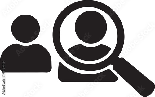 Competitor icon representing business rivalry analysis market comparison and strategic positioning