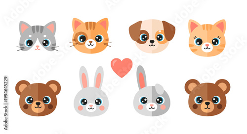 A charming cartoon bear portrait conveys warmth and playfulness. Ideal for children's products, websites, or marketing materials needing a friendly to