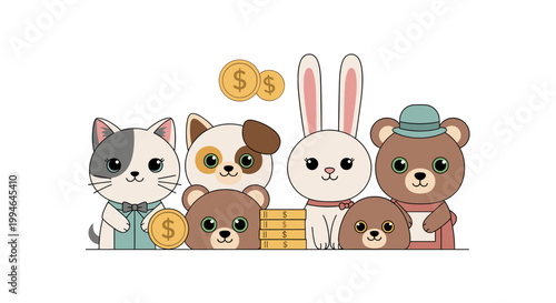 A whimsical vector illustration of a cat's face. Perfect for playful branding, children's designs, or adding a touch of charm to any creative project.