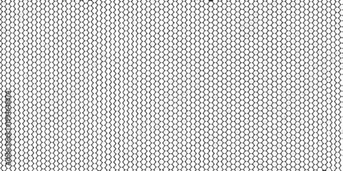 Close up of a black netting texture against a bright white background