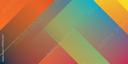Abstract colorful orange papercut background. Simple overlap square with lights pattern. Eps10 vector