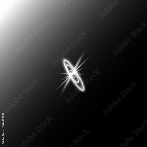 light, stars, space, the cosmos, circles, flashes 1