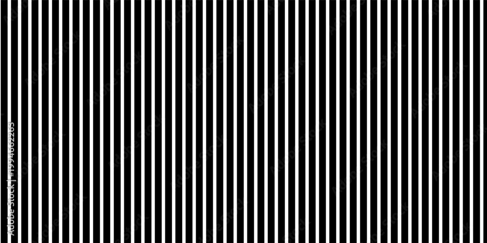 Obraz premium Seamless Black and White Vertical Line Pattern Background