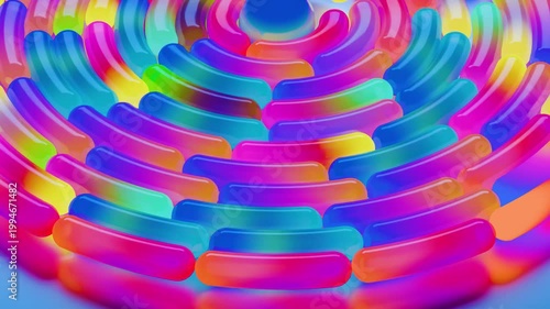 Sfondo animato colorato, loop infinito