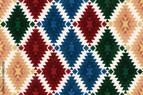 Oriental ethnic pattern.Design for fabric, curtain, background, carpet, wallpaper, clothing, wrapping, Batik, cloth.etc.