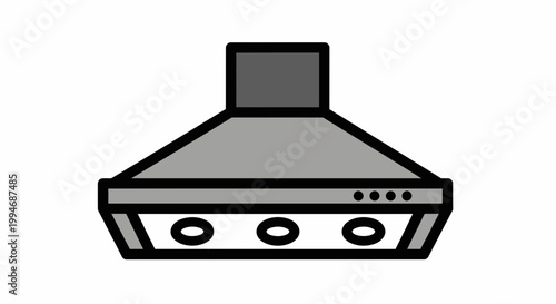 Kitchen Range Hood Ventilation System.