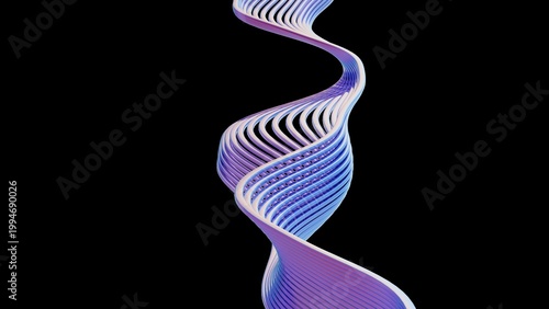 Abstract Twisting Ribbon Design Ribbon Design Twisting Colorful 3D Wave Art. Concept featuring ribbon, design, twisting, colorful, 3d for professional commercial design.