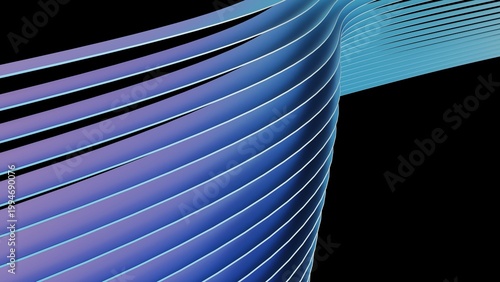 Abstract Blue and Purple Wave Lines Wave Lines Blue Purple Design Flowing Art. Concept featuring wave, lines, blue, purple, design for professional commercial design.