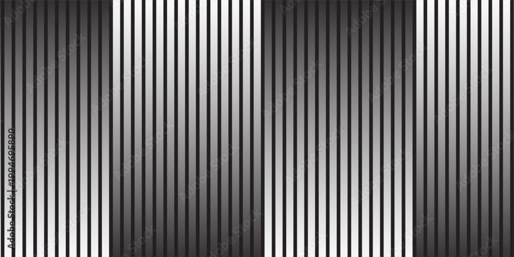 Obraz premium Abstract Futuristic Metallic Data Core Interface with Vertical Grille Patterns